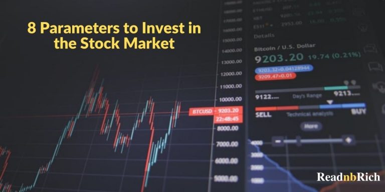 8 parameter to invest in the stock Market
